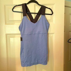 Blue Criss Cross Lululemon Tank Top